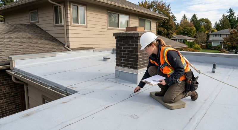 Rubber Roof Inspection