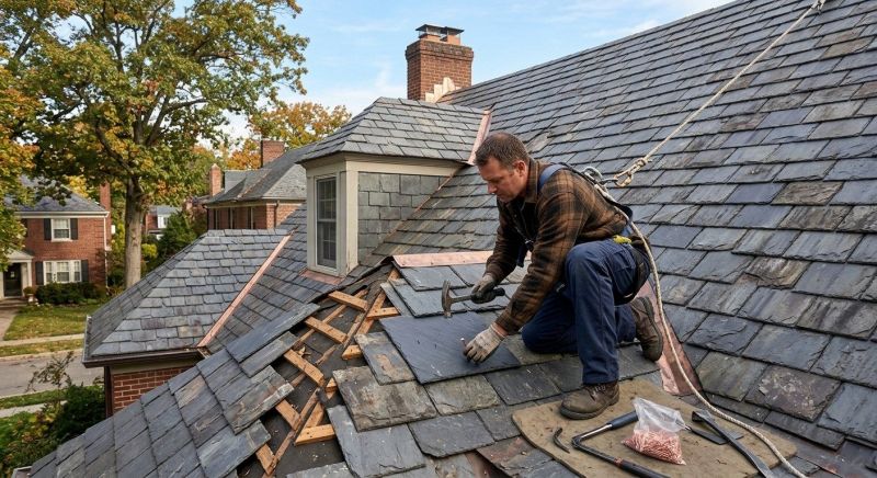 Slate Roof Repair