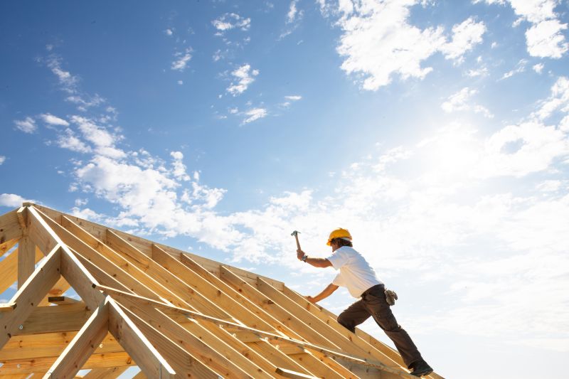 A Frame Roof Installation in Kankakee County, IL