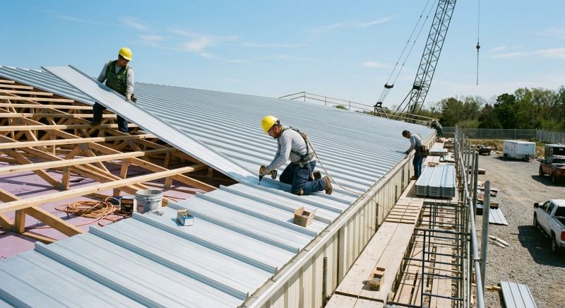 Aluminum Roof Installation in Manhattan, IL