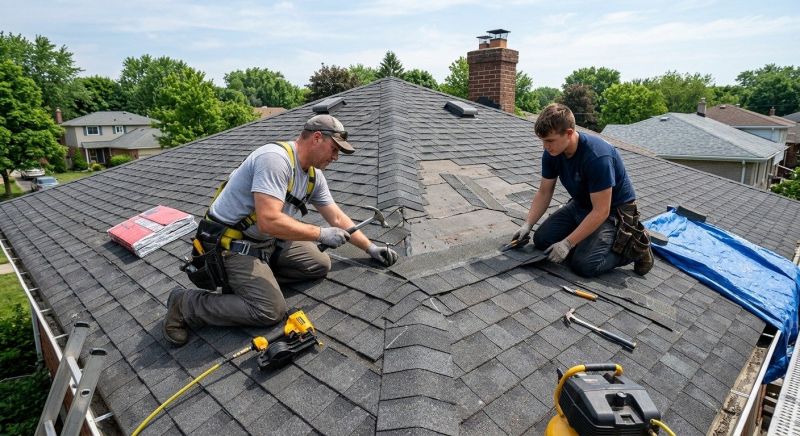 Asphalt Roof Repair in Gilman, IL
