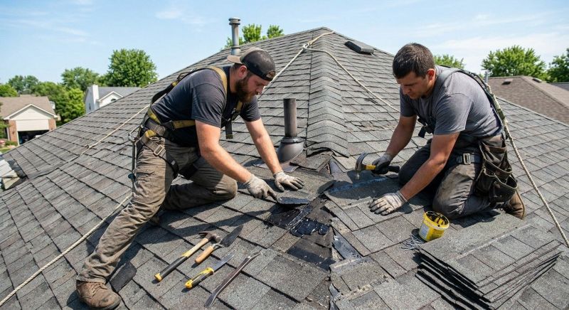 Asphalt Roof Repair in Kankakee County, IL