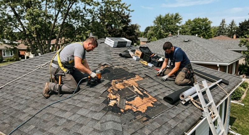 Asphalt Roof Repair in Monee, IL
