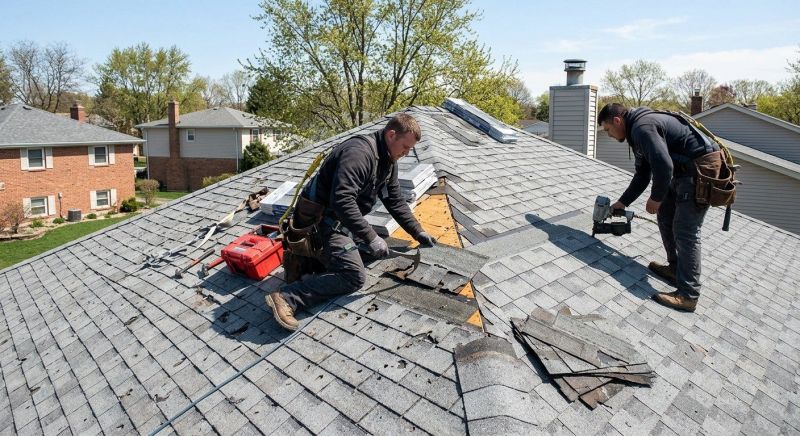 Asphalt Roof Repair in Monee, IL