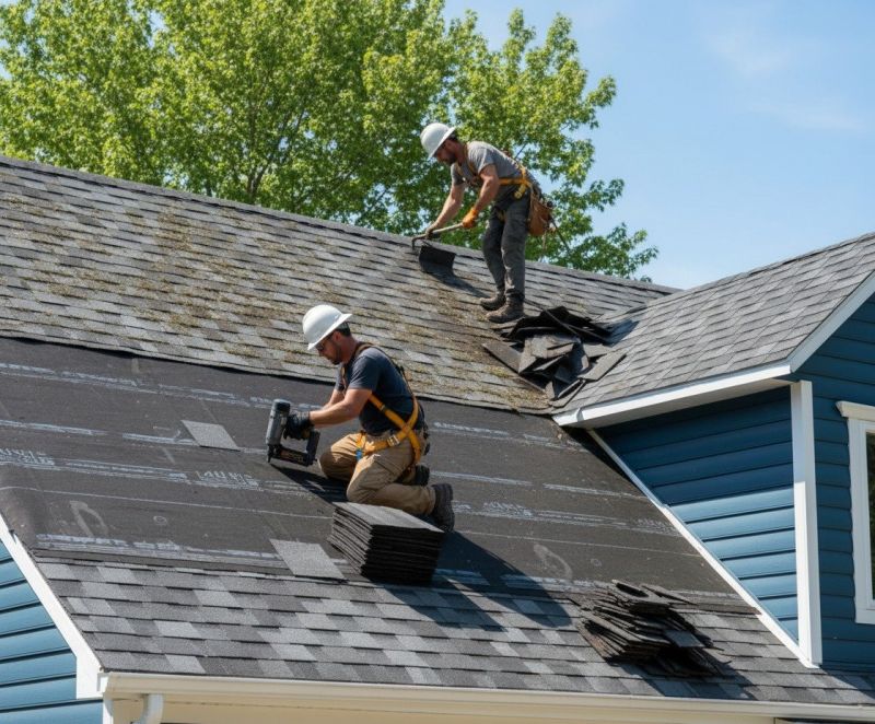 Asphalt Roof Replacement in Manhattan, IL