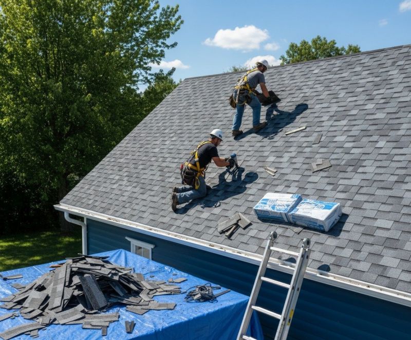 Asphalt Roof Replacement in Peotone, IL