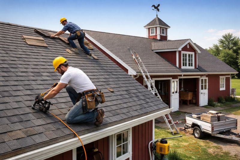 Barn Roof Construction in Kankakee County, IL