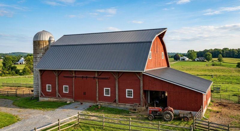 Barn Roof Replacement in Braidwood, IL