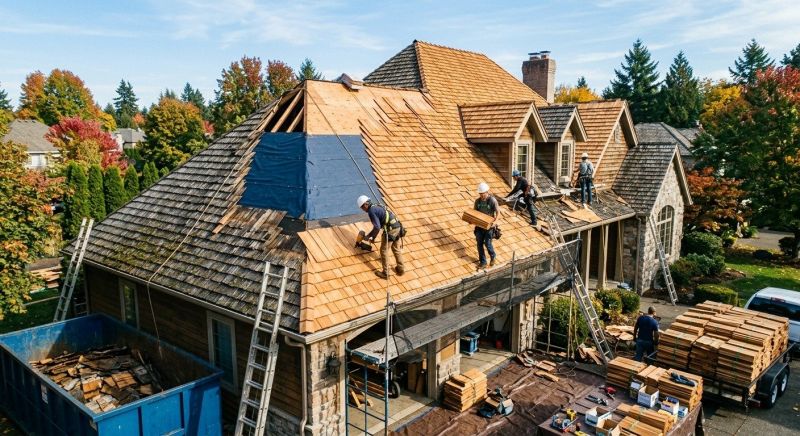 Cedar Roof Replacement in Beecher, IL