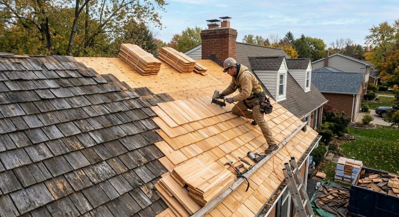 Cedar Roof Replacement in Wilmington, IL