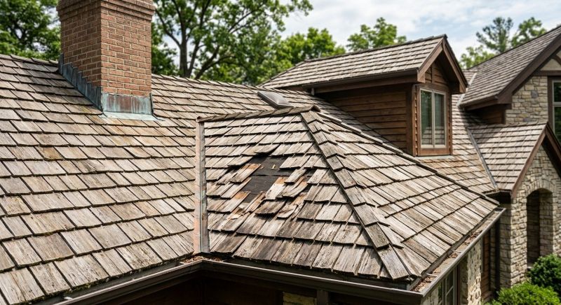 Cedar Shake Roof Repair in Gilman, IL