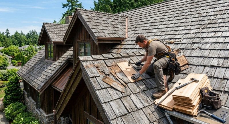 Cedar Shake Roof Repair in Newton County, IN