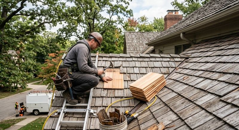 Cedar Shingles Repair in Beecher, IL