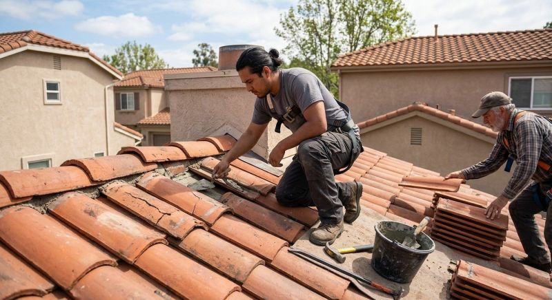 Clay Roof Leak Repair in Kankakee County, IL