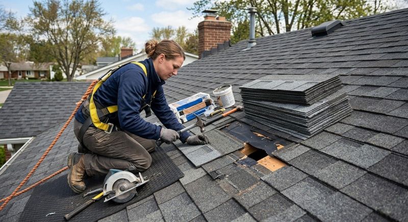 Composite Roofing Repair in Kankakee County, IL