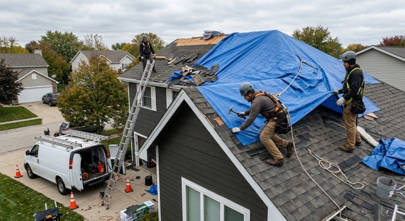 Composite Roofing Repair in Kankakee County, IL