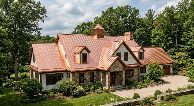 Copper Roof Replacement in Kankakee County, IL
