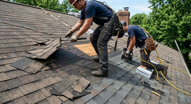 Damaged Roof Repair in Braidwood, IL