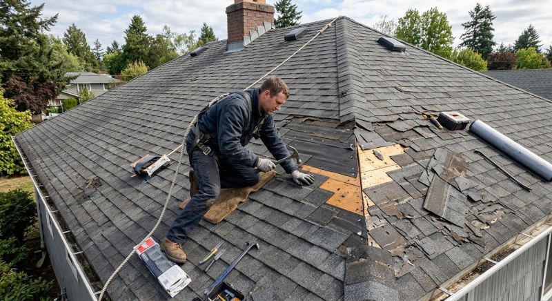 Damaged Roof Repair in Newton County, IN