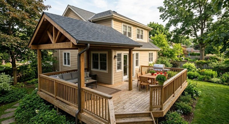 Deck Roof Construction in Kankakee County, IL