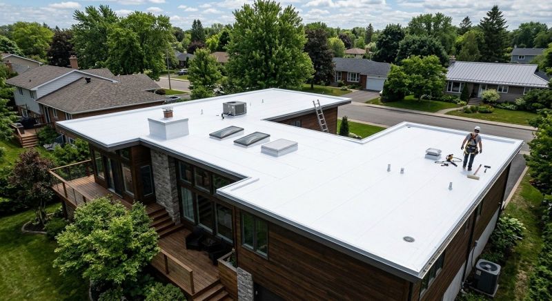 Flat Roof Construction in Kankakee County, IL