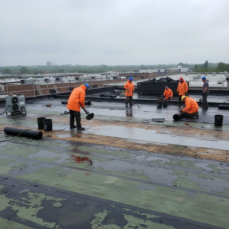Flat Roof Repair in Newton County, IN
