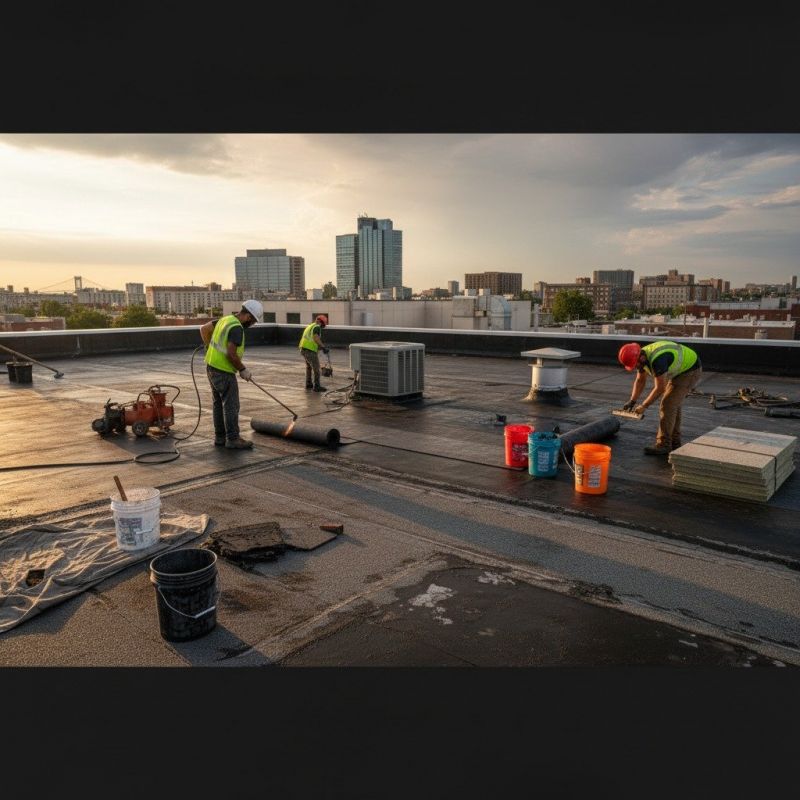 Flat Roof Repair in Newton County, IN