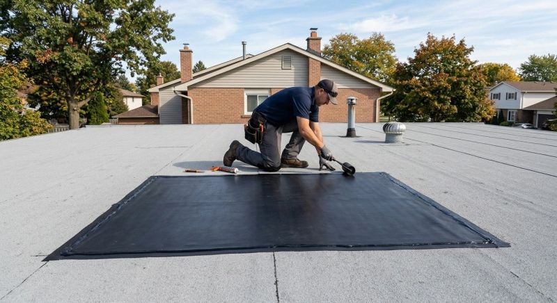 Flat Roof Repair in Wilmington, IL