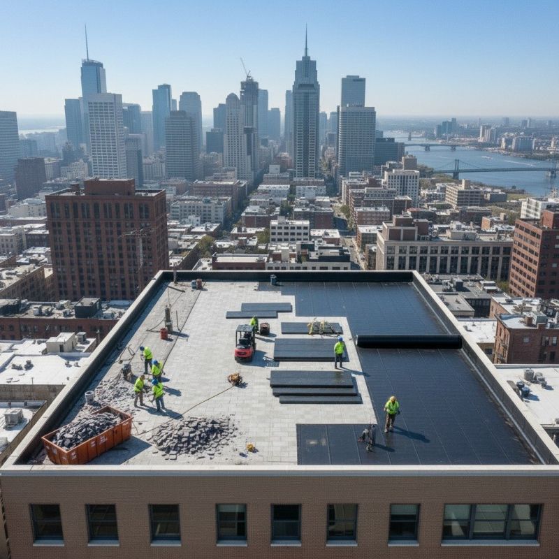 Flat Roof Replacement in Braidwood, IL