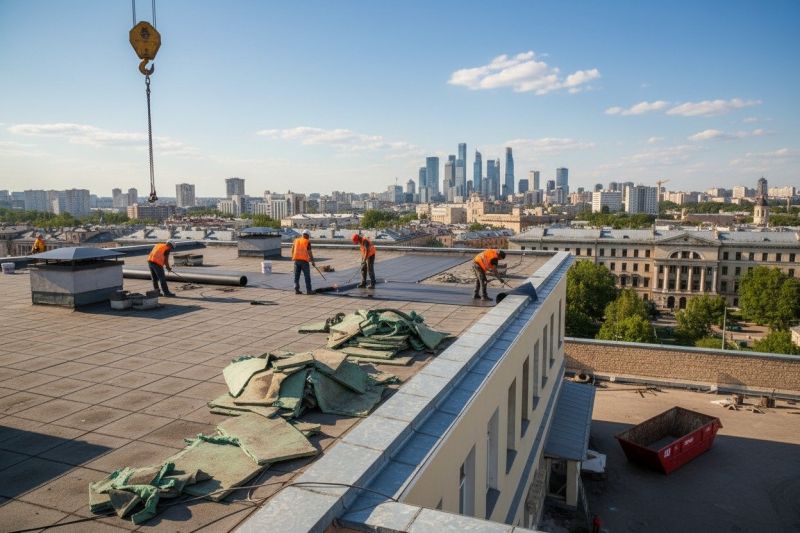 Flat Roof Replacement in Kankakee, IL