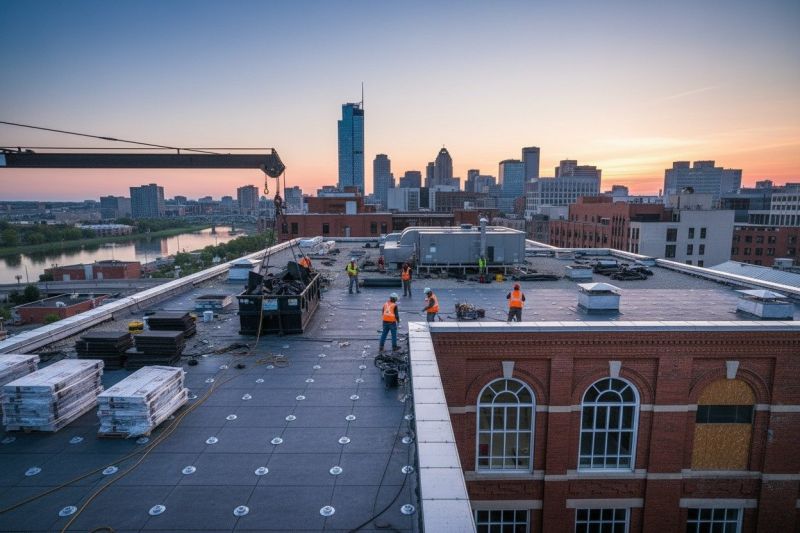 Flat Roof Replacement in Kankakee, IL
