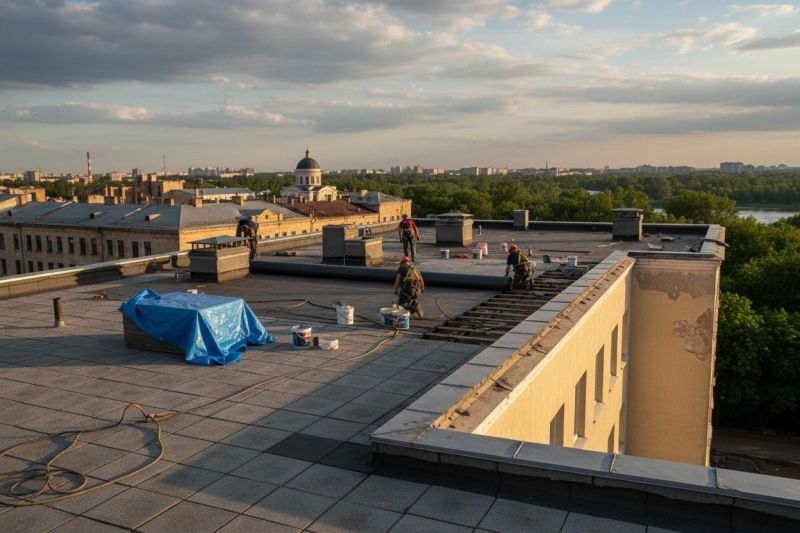 Flat Roof Replacement in Manhattan, IL