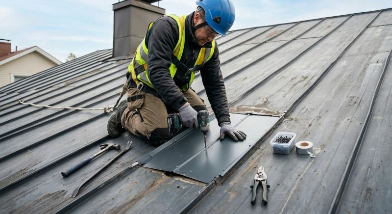 Galvanized Roof Repair in Kankakee County, IL