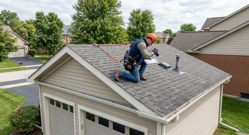 Garage Roof Inspection in Kankakee County, IL