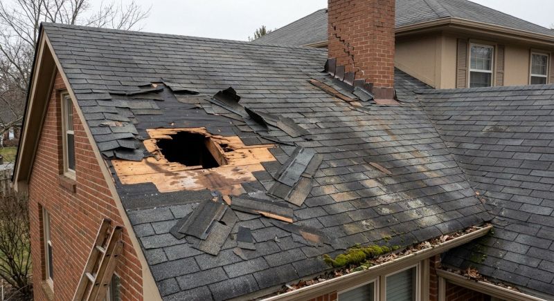 Hail Damage Roof Repair in Bourbonnais, IL