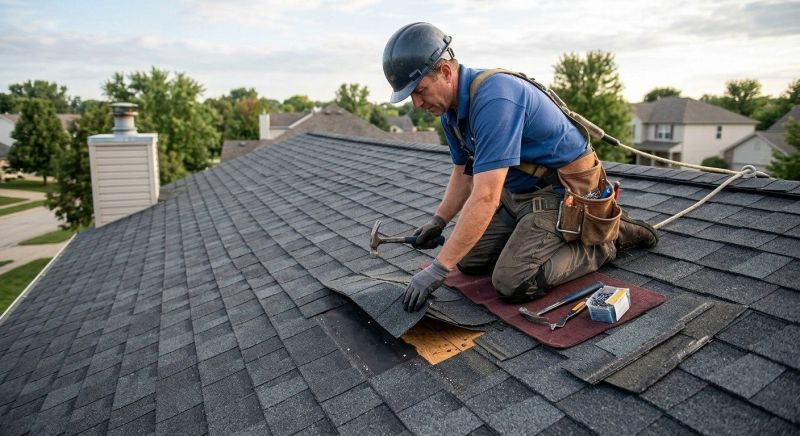 Hip Roof Shingle Replacement in Kankakee County, IL