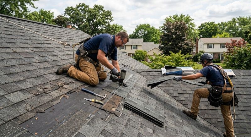 House Roof Repair in Gilman, IL