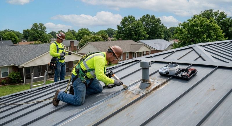 Metal Roof Repair in Morocco, IN
