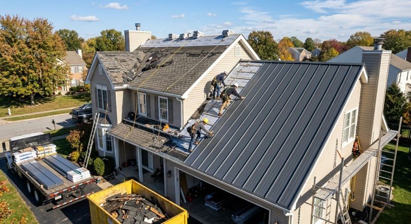 Metal Roof Replacement in Kankakee County, IL