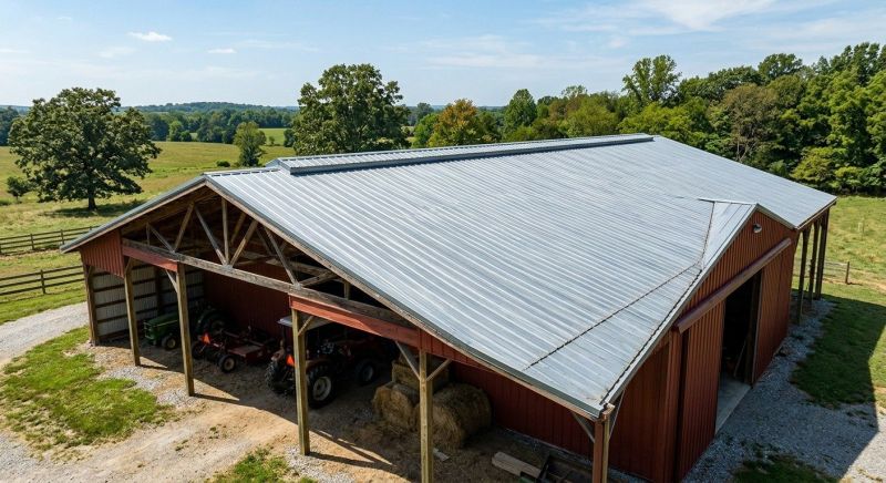 Pole Barn Roof Repair in Bourbonnais, IL