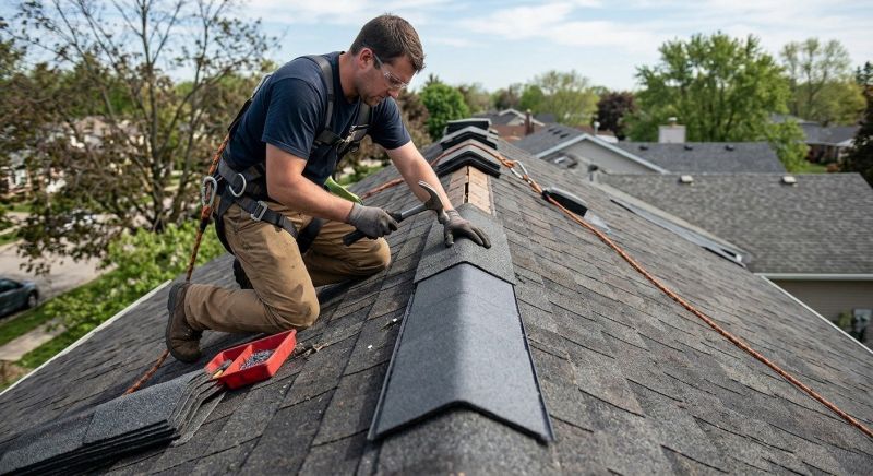 Ridge Cap Repair in Kankakee County, IL