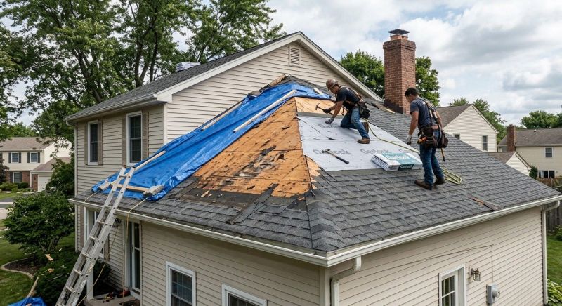 Roof Damage Repair in Gilman, IL