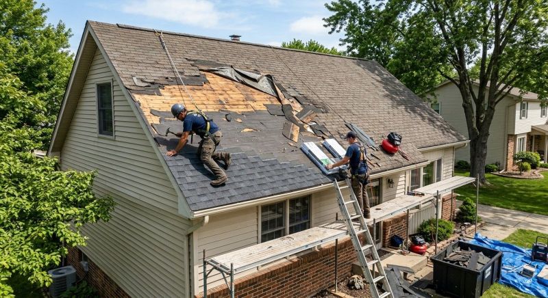 Roof Damage Repair in Wilmington, IL