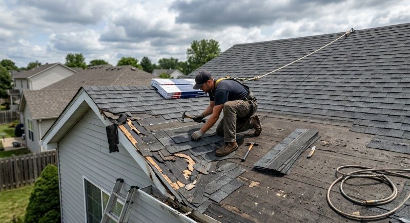 Roof Damage Restoration in Newton County, IN