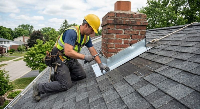 Roof Flashing Installation in Iroquois County, IL