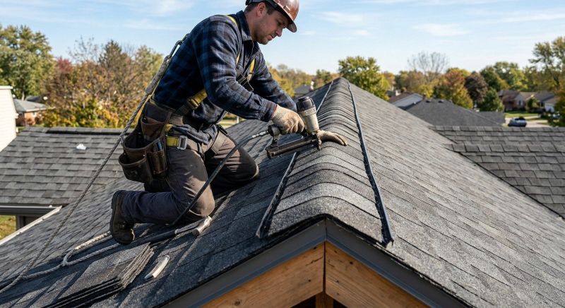 Roof Ridge Repair in Kankakee County, IL