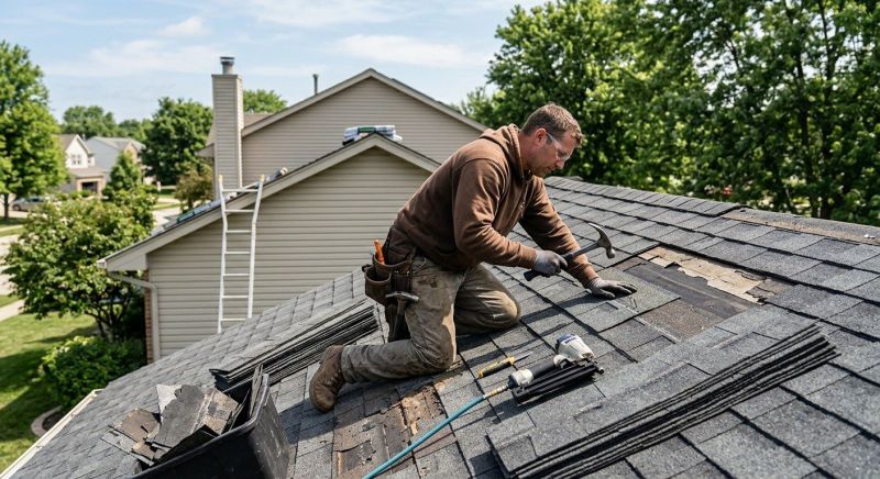 Roof Ridge Repair in Kankakee County, IL