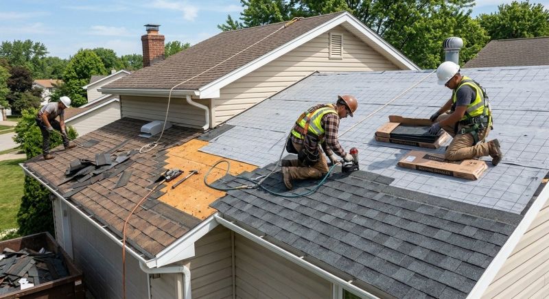 Roof Shingle Replacement in Kankakee County, IL