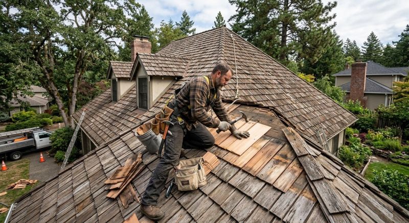 Shake Shingle Repair in Braidwood, IL