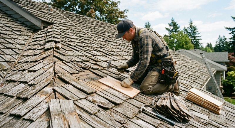 Shake Shingle Repair in Iroquois County, IL